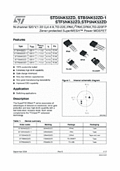 DataSheet STD5NK52ZD pdf